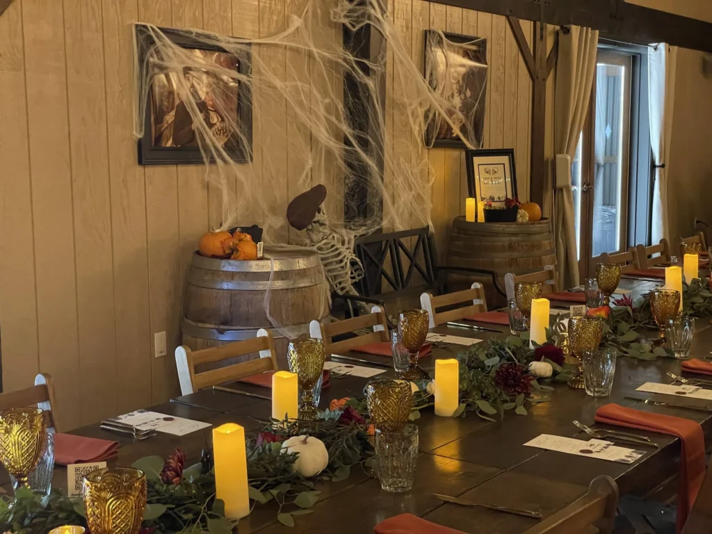Spooky theme wedding