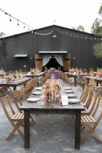 Outdoor Dining with Custom Farm Tables