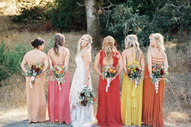 Photoshoot of Bride and Bridesmaids