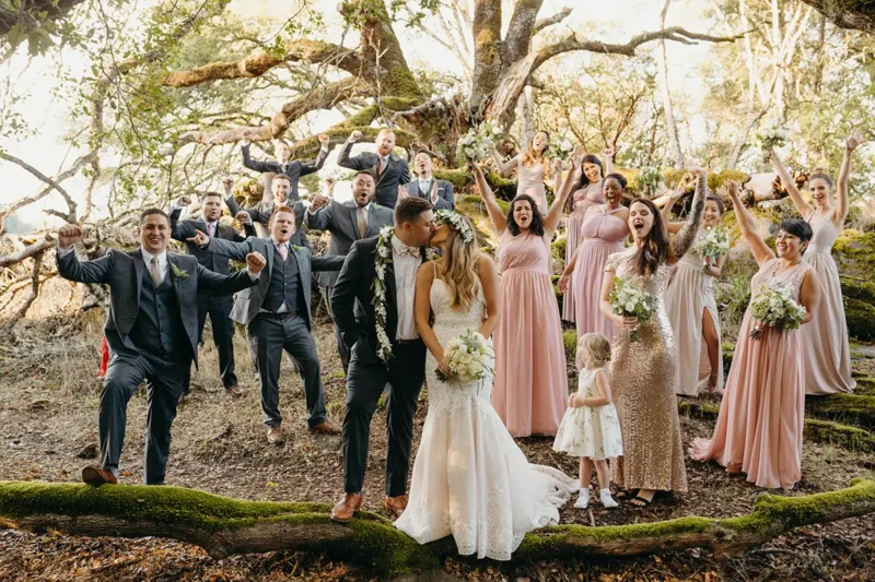 Wedding Party at the The Highlands Estate