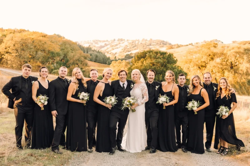 Groomsmen and Bridesmaids Group Shots