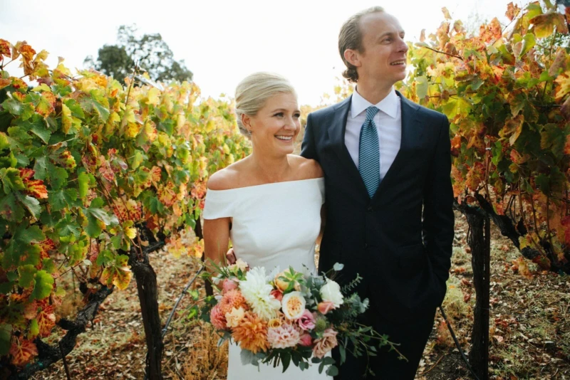 Romantic Couple Photoshoot in Vineyard